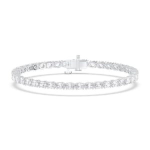 OVAL TENNIS BRACELET E-W
