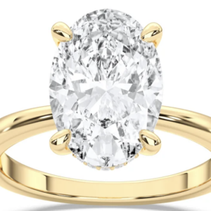 OVAL RING YELLOW GOLD